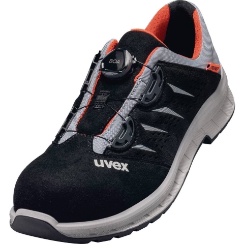 uvex 6908 6908243 Lage veiligheidsschoenen S1P Schoenmaat (EU): 43 Zwart/rood 1 paar