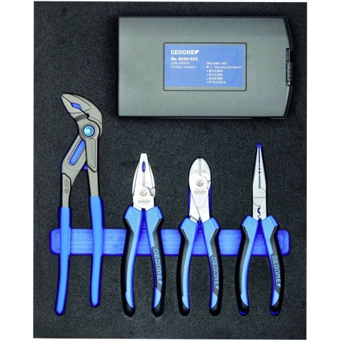 Gedore Tangen- en borenset | 28-delig | In 2/4 CT-module - 2957248