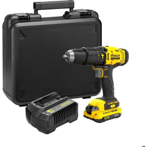 Stanley FATMAX SFMCD711D22 V20 13mm HDD | 2 x 2.0Ah 2A charger KB - SFMCD711D22-QW