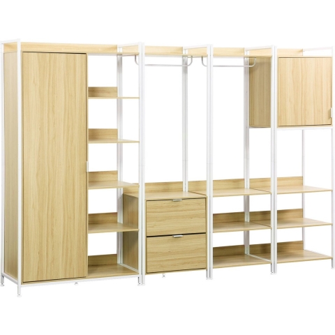 sweeek - Modulaire kledingkast met 4 elementen