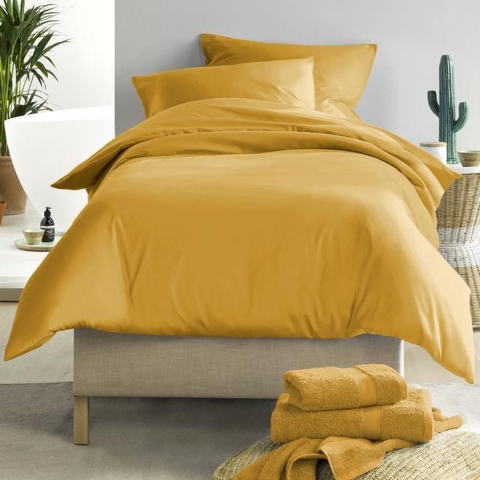 De Witte Lietaer Dekbedovertrek Olivia - 140 x 200|220 cm - Geel
