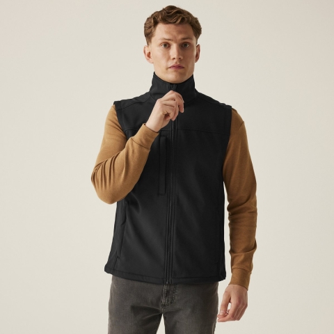 Ragetta RG788 Flux Softshell Bodywarmer - All Black - S