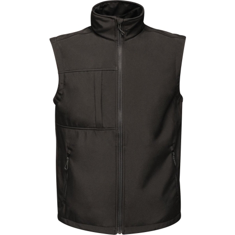 Ragetta RG848 Men´s Octagon II Printable Softshell Bodywarmer - Black/Black - 4XL