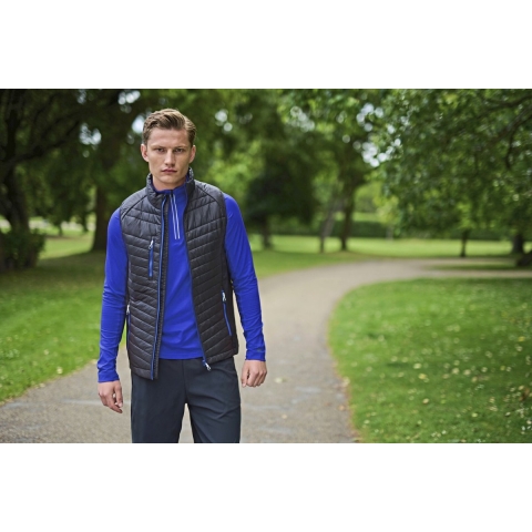 Ragetta RG894 Navigate Hybrid Bodywarmer - Black/Lime - XL