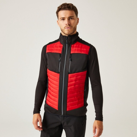 Ragetta RG905 E-volve Unisex Thermal Hybrid Bodywarmer - Classic Red/Black - XL