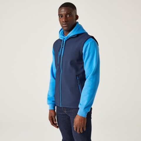 Ragetta RG915 Navigate 2-Layer Softshell Bodywarmer - Navy/French Blue - 3XL