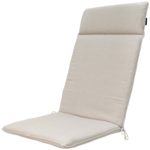 Kussen hoog universeel ca. 120x50 cm Napels taupe water repellent coating Madison - Madison