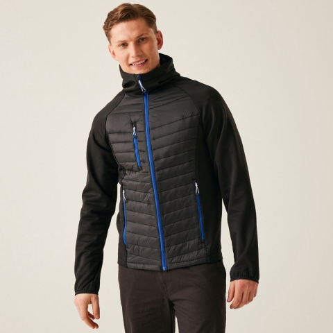 Ragetta RG0549 Navigate Hybrid Jacket - Black/New Royal - S