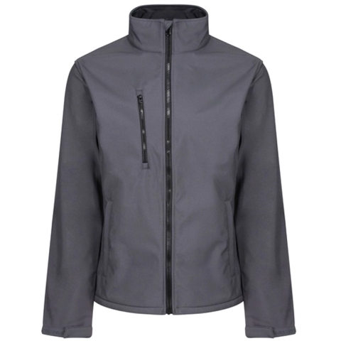 Ragetta RG610 Ablaze 3-Layer Printable Softshell Jacket - Seal Grey/Black - 3XL