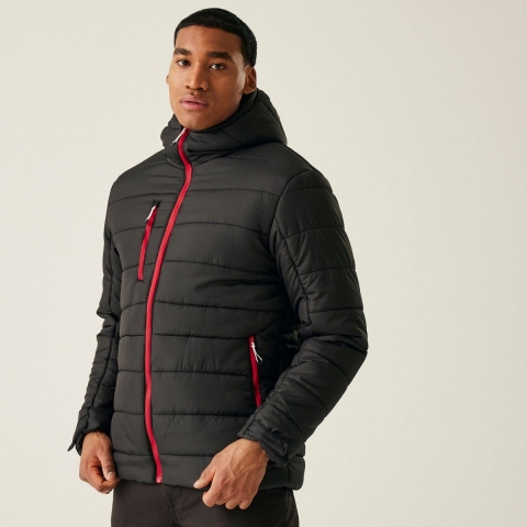 Ragetta RG241 Navigate Thermal Jacket - Black/Classic Red - 3XL