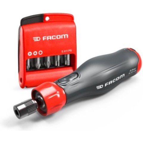 Facom Elektrische Schroevendraaier | 4V Industrie Set | 12-delig - ATPA4V.J12IPB