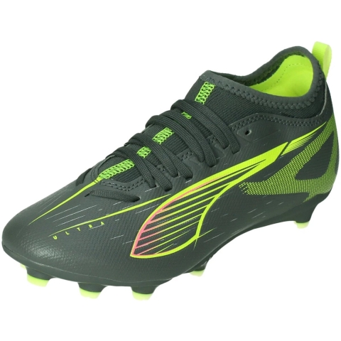 Puma Voetbalschoenen - Ultra 5 Match FG/AG Jr - Silver Yellow/Le - Puma - 37,5 - Voetbalschoenen