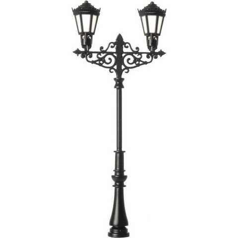 Viessmann Modelltechnik H0 Gaslantaarn Dubbel Kant-en-klaar model 6397 1 stuk(s)