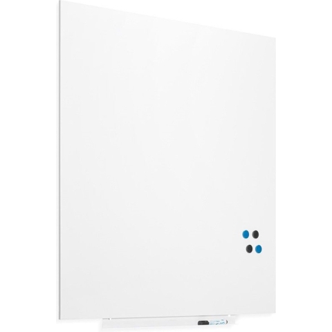 Rocada Whiteboard 6525PRO (b x h) 100 cm x 100 cm Wit (RAL 9003) Kunststof coating Incl. opbergbakje, Horizontaal- of verticaalformaat