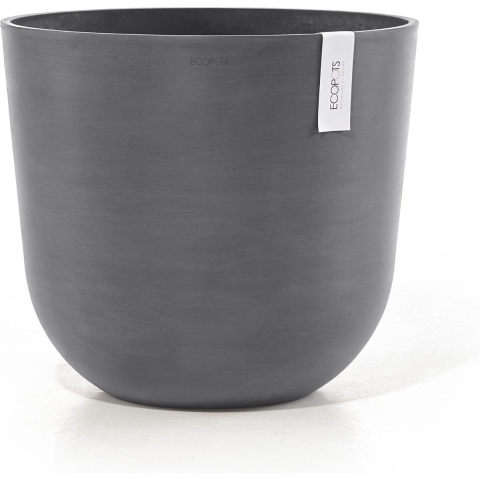 Ecopots Oslo Bloempot Ø 45 cm - Grijs