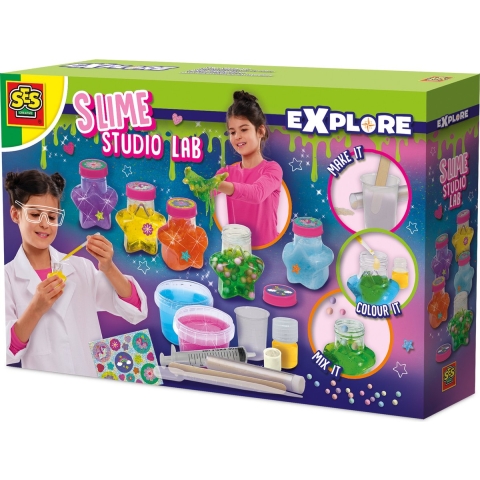 SES Creative - Ontdek - DIY Laboratorium - Slijm - SES Creative - OneSize - Creatieve Speelset