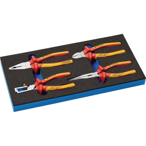 Promat Gereedschapsmodule | 4-delig 1/3-module | VDE-set tangen - 4000871231 - 4000871231