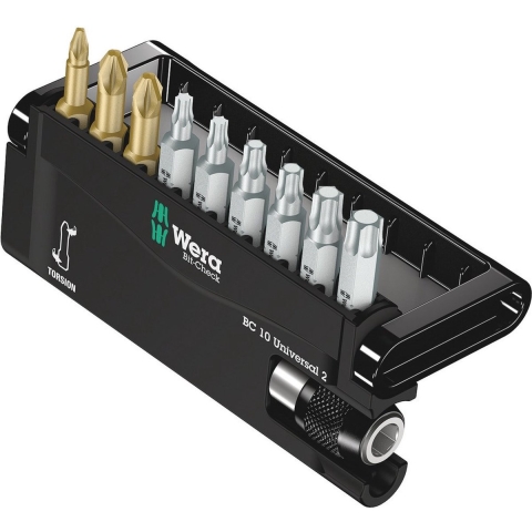 Wera Bit-Check 10 Universal 2, 10 -delig - 1 stuk(s) - 05134200001
