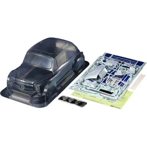 Tamiya 51709-000 1:10 Body Fiat Abarth 1000TCR Ongeverfd
