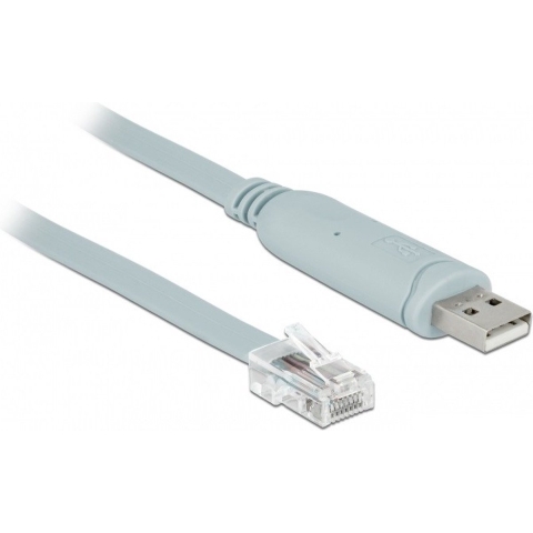 Delock USB 2.0 Adapter [1x USB-C 2.0 stekker - 1x RJ45-stekker] 63289 3 m