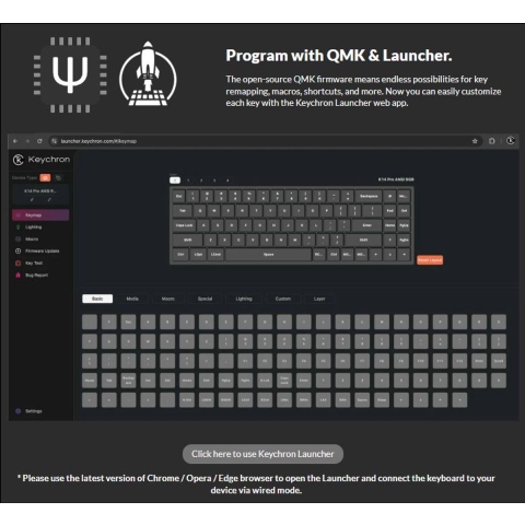 Keychron V6 Max QMK/VIA gaming toetsenbord