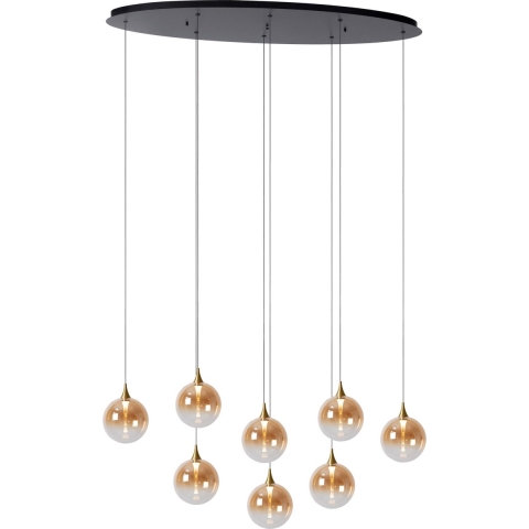 Lucide Gisela 8 Cluster Hanglamp LED Ovaal Amber