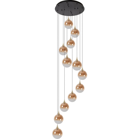Lucide Gisela 12 Cluster Hanglamp LED RondØ61 Amber