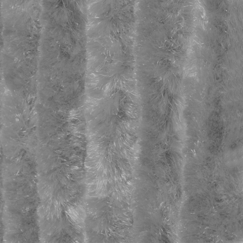 Kattenstaart Deurgordijn 90x220 Grijs 100% Polypropyleen
