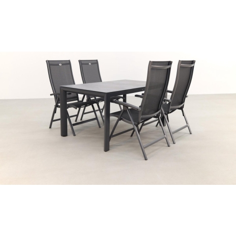 Hartman Salvatore|Baltimor 150 cm. verstelbare tuinset - 5-delig