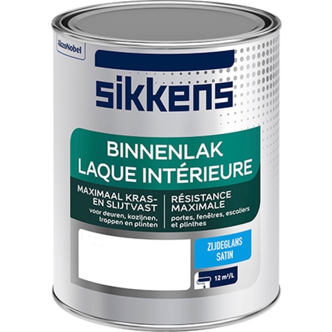 Sikkens Binnenlak Zijdeglans - Op Kleur Gemengd - 750ml