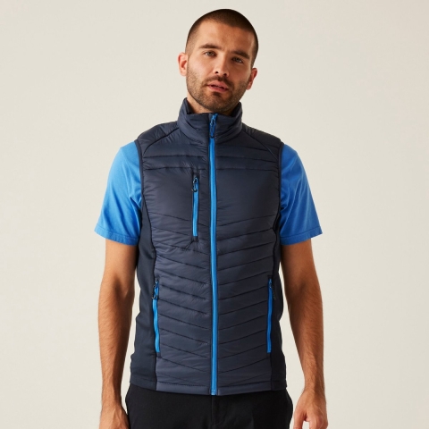 Ragetta RG894 Navigate Hybrid Bodywarmer - Navy/French Blue - S