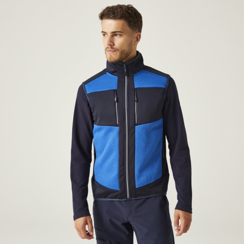 Ragetta RG914 E-volve Unisex Knit Effect Stretch Bodywarmer - Strong Blue/Navy - XL