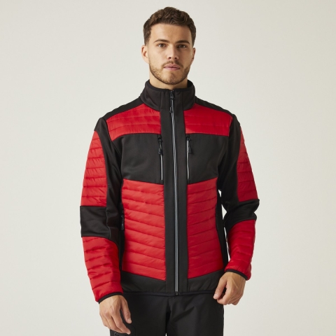 Ragetta RG563 E-volve Unisex Thermal Hybrid Jacket - Classic Red/Black - L