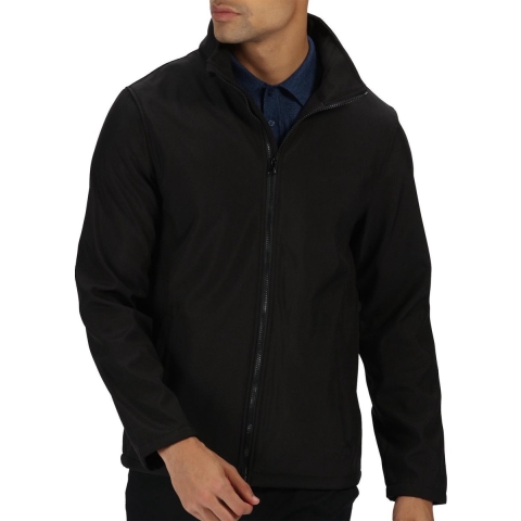 Ragetta RG628 Ablaze Printable Softshell Jacket - Black/Black - M