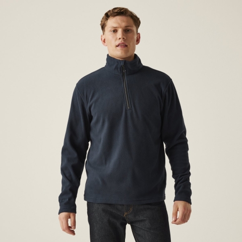 Ragetta RG636 Honestly Made Recycled Half Zip Fleece - Navy - XS