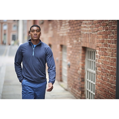 Ragetta RG691 Navigate Half Zip Fleece - Black/Lime - M