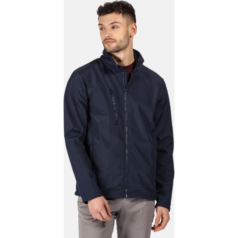 Ragetta RG610 Ablaze 3-Layer Printable Softshell Jacket - Navy/Navy - L