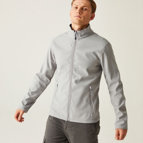 Ragetta RG762 Ascender 2-Layer Softshell Jacket - Mineral Grey/Black - XXL