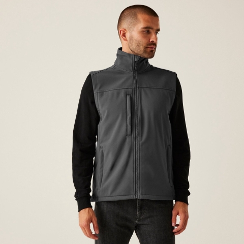 Ragetta RG788 Flux Softshell Bodywarmer - Seal Grey (Solid)/Seal Grey (Solid) - 4XL