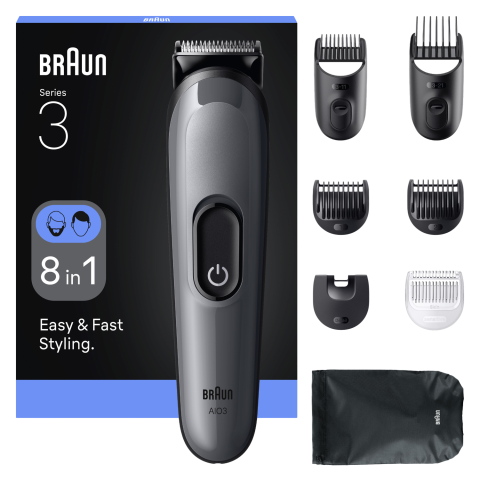 Braun All-in-one 15in1 Aio 3540 Multigroomer Grijs