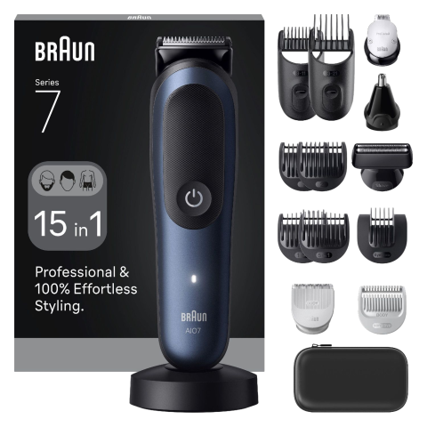 Braun All-in-one 15in1 Aio7580 Multigroomer Blauw