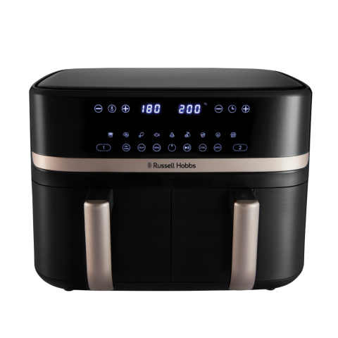 Russell Hobbs Satisfry Dual Basket 9l - 27680-56 Heteluchtfriteuse Zwart