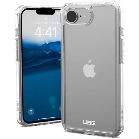 Urban Armor Gear Plyo Outdoor telefoonhoes Apple iPhone 16e Transparant Inductieve lading, Stootbestendig
