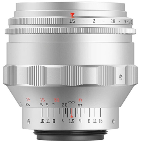 TTArtisan FF 75mm f/1.5 M42 Silver Swirly Bokeh