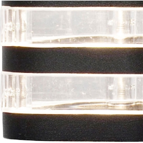 Konstsmide Modena Big 7515-750 Buitenlamp (wand) Halogeen GU10 35 W Zwart