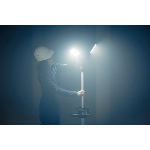 Brennenstuhl Professional 13050 T Statief LED Bouwstraler Driekop - 100W - 13500Lm - IP54
