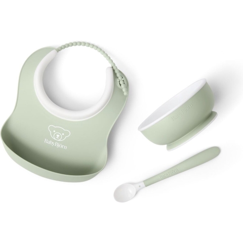 BabyBjorn Bestek-Set - 3 Onderdelen - Pastel Groen - BabyBjörn - OneSize - Bestek-Set