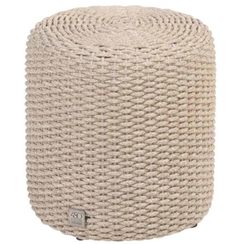 Muffin poef rond 40 cm dia. H42 cm latte 4SO - 4so