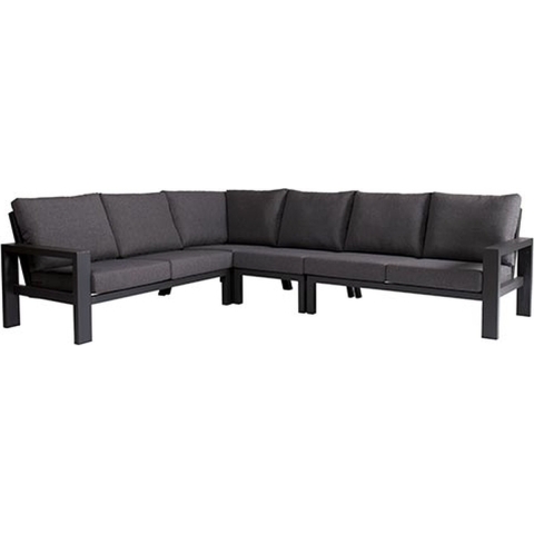 Benton Hoek Loungebank - Antraciet Buitengewoon de Boet - Buitengewoon de boet