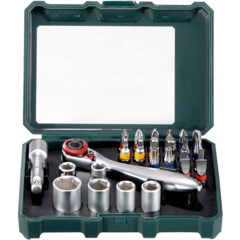 Metabo 626701000 26 Delige Bit- En Ratel Set In Cassette